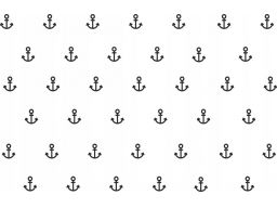 Kotwice marynarskie naklejki na ścianę 10cm 39szt.