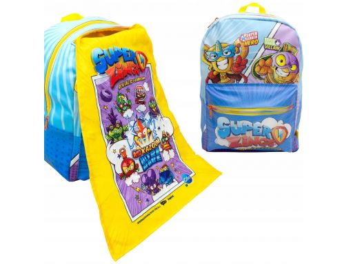Super zings plecak szkolny z peleryną dla dzieci