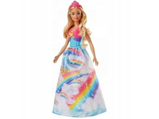 Barbie dreamtopia lalka księżniczka z krainy tęczy