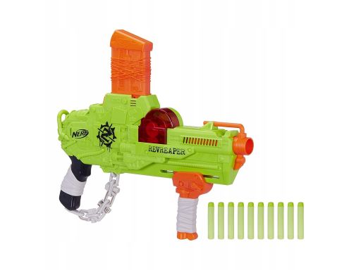 Nerf zombie strike revreaper 10x strzałki pistolet