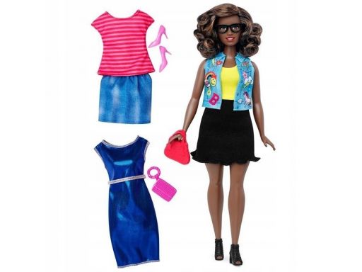 Barbie fashionistas dtf02 lalka z ubrankami mattel