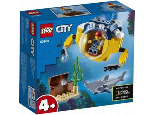 Lego city oceaniczna miniłódź podwodna 60263