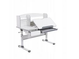 Regulowane biurko szkolne dla dziecka rimu grey