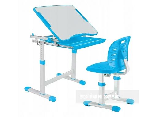 Biurko i krzesełko dziecięce piccolino iii blue