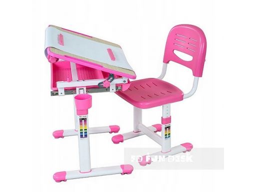 Biurko + krzesełko dla dziecka zestaw bambino pink