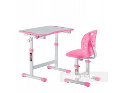 Biurko i krzesełko dziecięce omino pink zestaw
