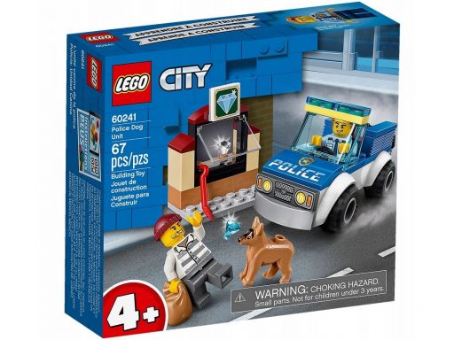 Lego city oddział policyjny z psem 60241