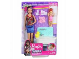 Mattel lalka barbie opiekunka z wanną fxh05