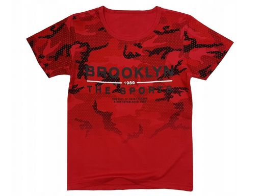 T-shirt koszulka moro brooklyn r 146 cm red