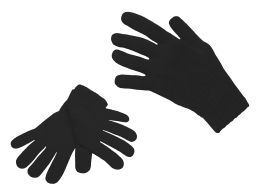 Polskie rękawiczki dzieci 8 9 10 lat szare czarne