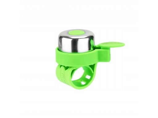 Micro dzwonek do hulajnogi rowerka neonowy zielony