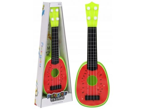 Gitara ukulele dla dzieci owocowa arbuz 36 cm