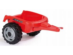 Traktor z przyczepą smoby farmer xl - czerwony