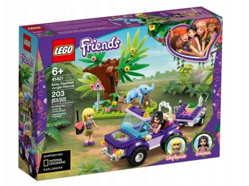 Lego friends na ratunek słoniątku 41421