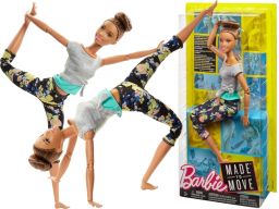 Lalka barbie ftg82 made to move ruchoma kwieciste