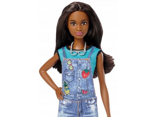 Barbie zrób to sama modne naklejki + lalka dyn94