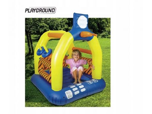 Dmuchany zamek z koszem trampolina playground
