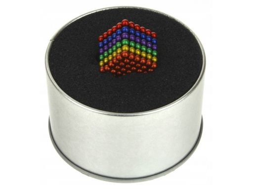 Kulki magnetyczne neocube 3 mm 216 el. tęczowe