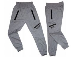 Spodnie dresowe dax sport r 8 - 122/128 cm grey