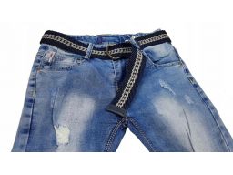 Spodnie rurki slim fit r 12 - 146/152 cm jeans