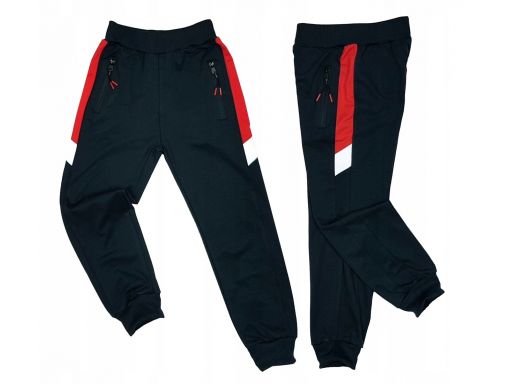 Spodnie dresy lawrence r 10 - 134/140 cm czarne