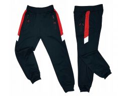 Spodnie dresy lawrence r 10 - 134/140 cm czarne