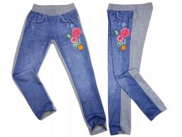 Spodnie getry rose girl r 10 - 134/140 cm