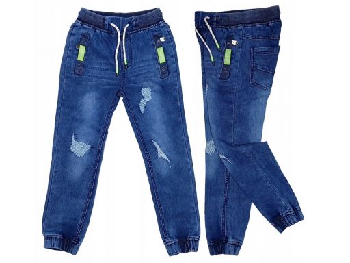 Spodnie jeans joggery spark r 8 - 122/128 cm