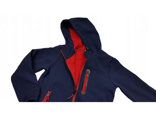Kurtka softshell run r 10 - 134/140 cm granatowa