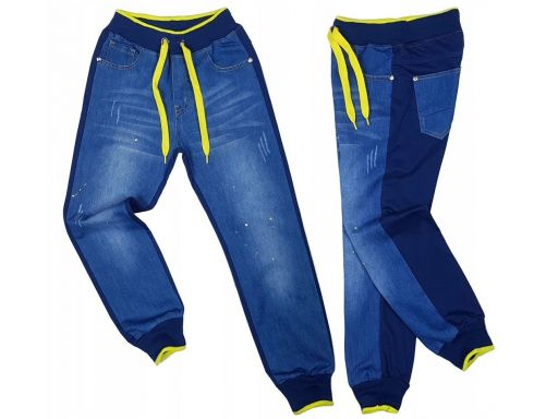 Spodnie joggery savage 8 ok. 122/128 denim