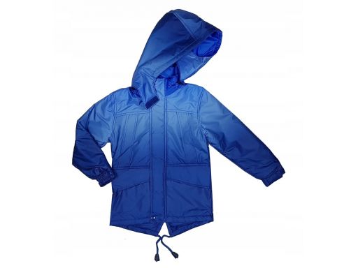 Kurtka przejściowa parka r 6 około 116 cm blue