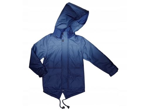 Kurtka przejściowa parka r 6 około 116 cm dark