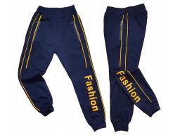 Spodnie dresowe fashion r 10 - 134/140 cm yellow