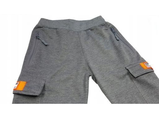 Spodnie dresowe leisure r 8 - 122/128 cm grey