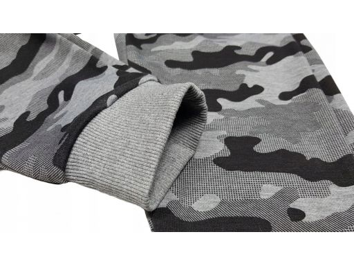 Spodnie dresowe moro bomber r 14 - 158 cm grey
