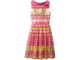 B.p.c. elegancka różowo- złota sukienka 158