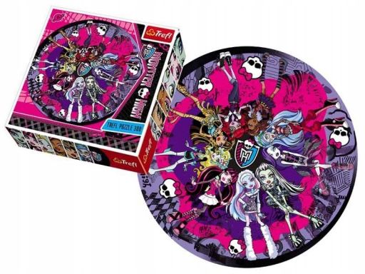 Puzzle okrągłe 300 elementów monster high 39091