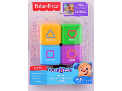 Chs klocki pierwsze słówka kształty fisher price