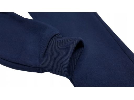 Ciepłe spodnie 79 show r 8 - 122/128 cm granat