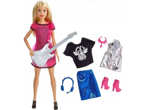 Barbie lalka rockstar muzyczna kariera ubranka