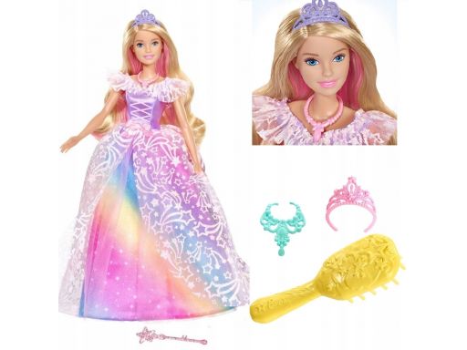 Barbie magiczna księżniczka w sukni balowej mattel