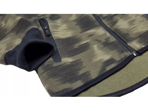 Ciepła bluza moro galaxy r 16 -164/170 cm khaki