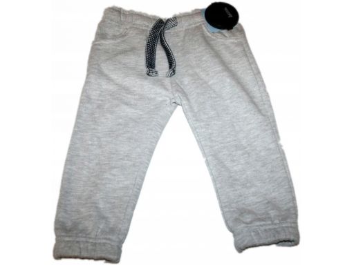 F&f * dresowe szare spodnie - 18-24 m 92 cm