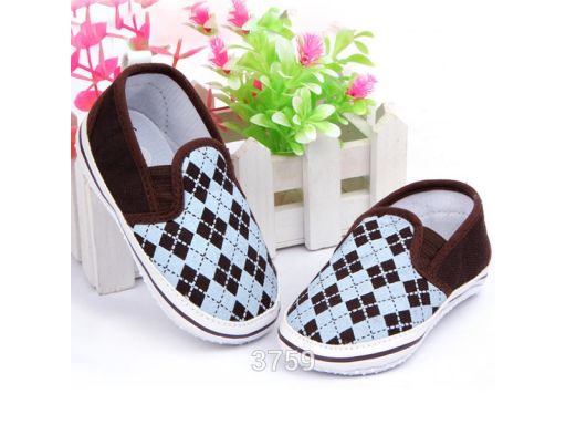 Przepiękne buciki butki buty w romby 6-9 m 12*