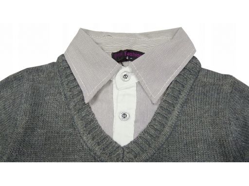 Sweterek wyjściowy jack46 12 ok. 146/152 grey