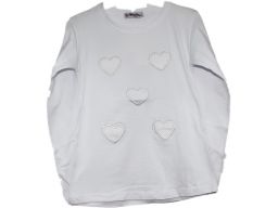 Atabay* bluzka-tuniczka w serca cyrkonie 8-9 l*