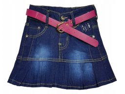Spódnica mini jeans ramona r 122 cm
