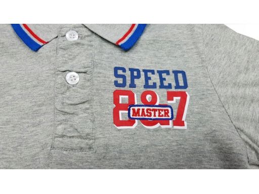 Bluzka polo speed master r 6 - 110/116 cm grey