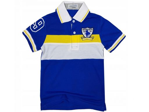 Bluzka polo winner r 10 -134/140 cm blue