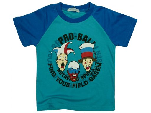 T-shirt świetna bluzka jocker rozm. 122 sea